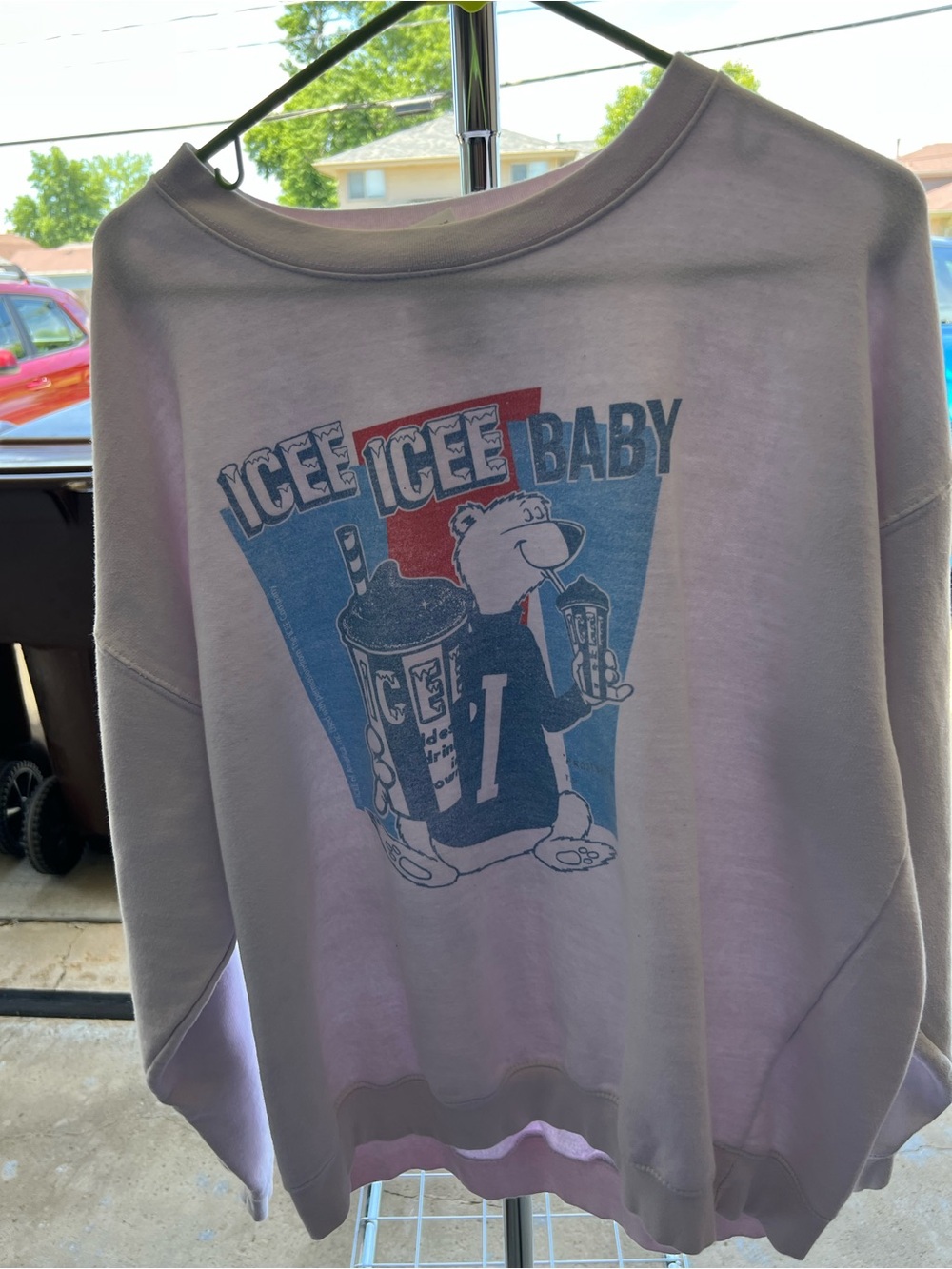 ICEE Baby Graphic Sweatshirt - Light Purple Crewneck